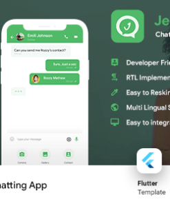 Chatting & Group Chatting Android + Chatting iOS App Template | FLUTTER 2 | Jespher