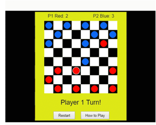 CHECKERS GAME- 1 project