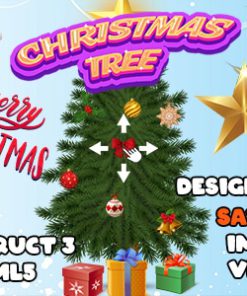 Christmas Tree App (Construct 3 | C3P | HTML5) Create a Christmas Card or Video