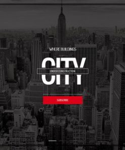 City || Responsive Coming Soon Page