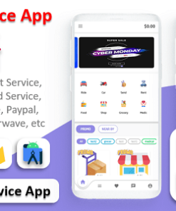 City Service App | Service At Home | Multi Payment Gateways Integrated | Multi Login