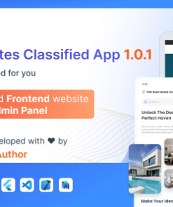 Classified For RealEstates | Classified App with Frontend and Admin Panel ( 1.0.1 )