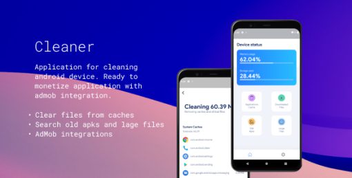 Cleaner - Full application - Ready to monetization