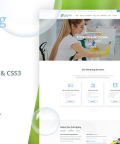 Cleaning Services WordPress Theme + RTL