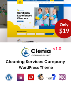 Clenia - Cleaning Services WordPress Theme