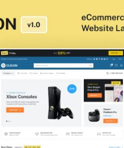 Clicon - eCommerce Laravel Script (Single Vendor)