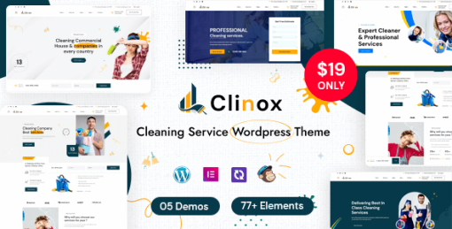 Clinox - Cleaning Services WordPress Theme