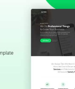 Cloin - HTML Landing Page Template