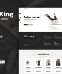 CoffeeKing - Coffee Shop & Drinks Online Store WordPress Theme