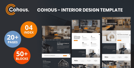 Cohous - Interior Design Template