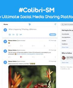 ColibriSM - The Ultimate PHP Modern Social Media Sharing Platform