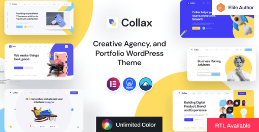 Collax - Creative Agency WordPress Theme