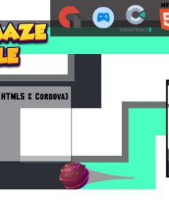 Color Maze Puzzle - HTML5 Game - Web, Mobile and FB Instant games(.C3p and HTML5)