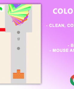 Color Tower 3D. Mobile, Html5 Game .c3p (Construct 3)