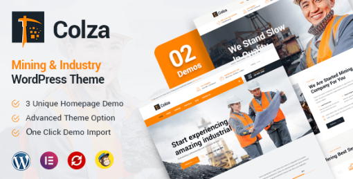 Colza - Mining & Industry WordPress Theme