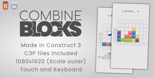 Combine Blocks - HTML5 Casual game