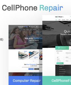Computer and CellPhone repair services WordPress Theme