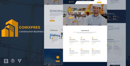 Conixpres - Construction Building WordPress