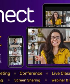 Connect - Live Video & Chat Messaging, Live Class, Meeting, Webinar, File Sharing, Whiteboard