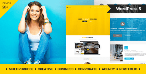 Connection - Multipurpose / Creative / Business / Corporate / Agency / Portfolio WordPress Theme