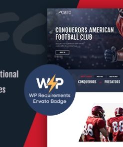 Conquerors | American Football & NFL WordPress Theme