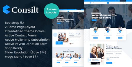 Consilt - Business Consulting HTML