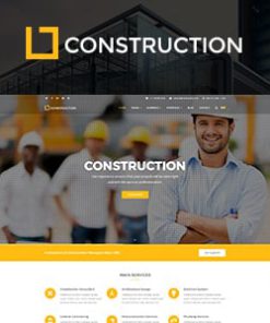 Construction - Construction Company, Building Company Template