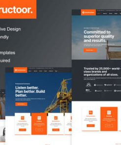 Constructoor - Construction & Building Elementor Template Kit