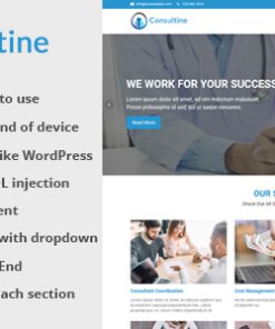 Consultine - Consulting, Business and Finance Website CMS