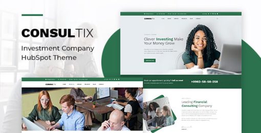 Consultix - Investment Company HubSpot Theme