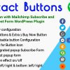 Contact Buttons - All in One Button with Mailchimp Subscribe and Callback Request Form for WordPress