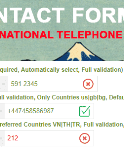 Contact Form 7 International Telephone Input