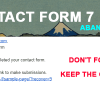 Contact Form 7 Recover Abandoned Form