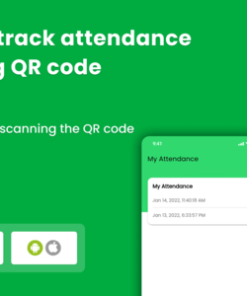 Contactless track attendance & visits using QR code