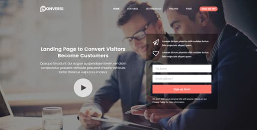 Conversi - Professional Conversion WordPress Landing Page Theme