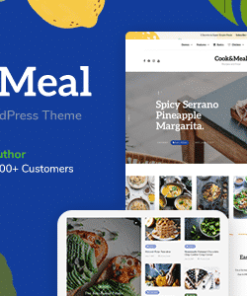 Cook&Meal - Food Blog & Recipe WordPress Theme