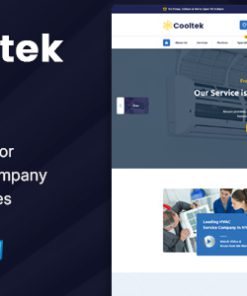 CoolTek - Air Conditioning Services WordPress Theme