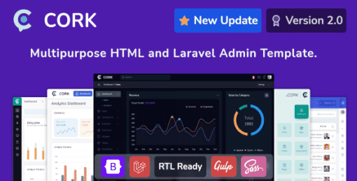 Cork - Responsive Admin Dashboard Template