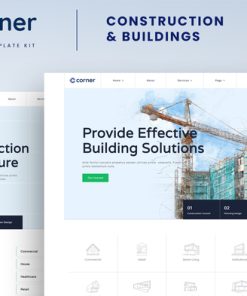 Corner - Construction & Building Elementor Template Kit