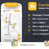 Courier Delivery App | Custom Courier App | 2 Apps User App + Delivery App | Courierone | Flutter 2