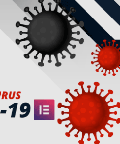 Covid-19 Coronavirus Live Map & Elements for Elementor