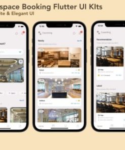 Coworking - Workspace Booking Flutter UI Kits with GetX