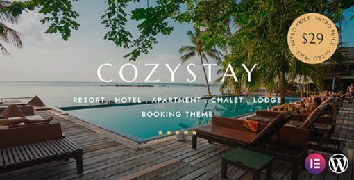 CozyStay - Hotel Booking WordPress Theme