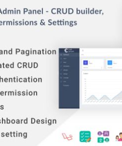 Craft Laravel Admin Panel - CRUD builder, Users, Role, Permissions & Settings