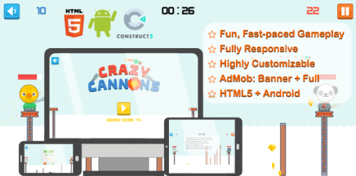 Crazy Cannons: Tank Shooters