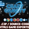 Crazy Gravity HTML5 Game - Construct 3 Source-code