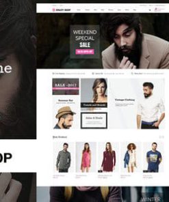 Crazyshop Multipurpose Responsive Magento2 Theme | Fashion | Watch | Food