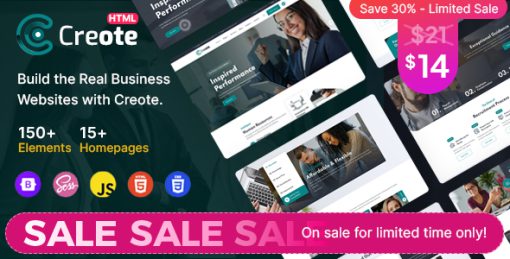 Creote - Corporate & Consulting Business HTML Template