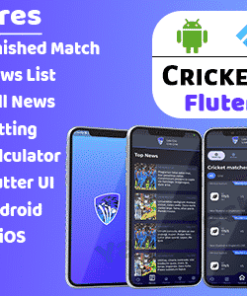 Cricket Live Match UI Template | Flutter 2.0 |