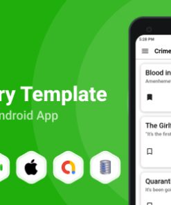 Crime Story Template Offline - Flutter full source code Android & iOS App with Google Admob